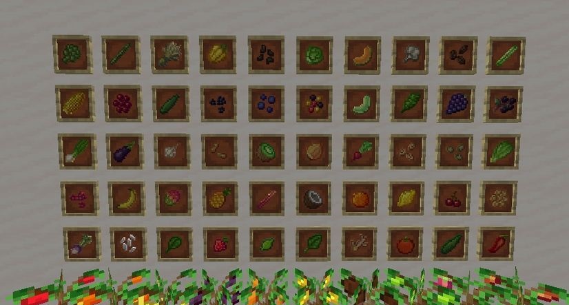 Новые блюда и ингредиенты из мода Croptopia в Minecraft