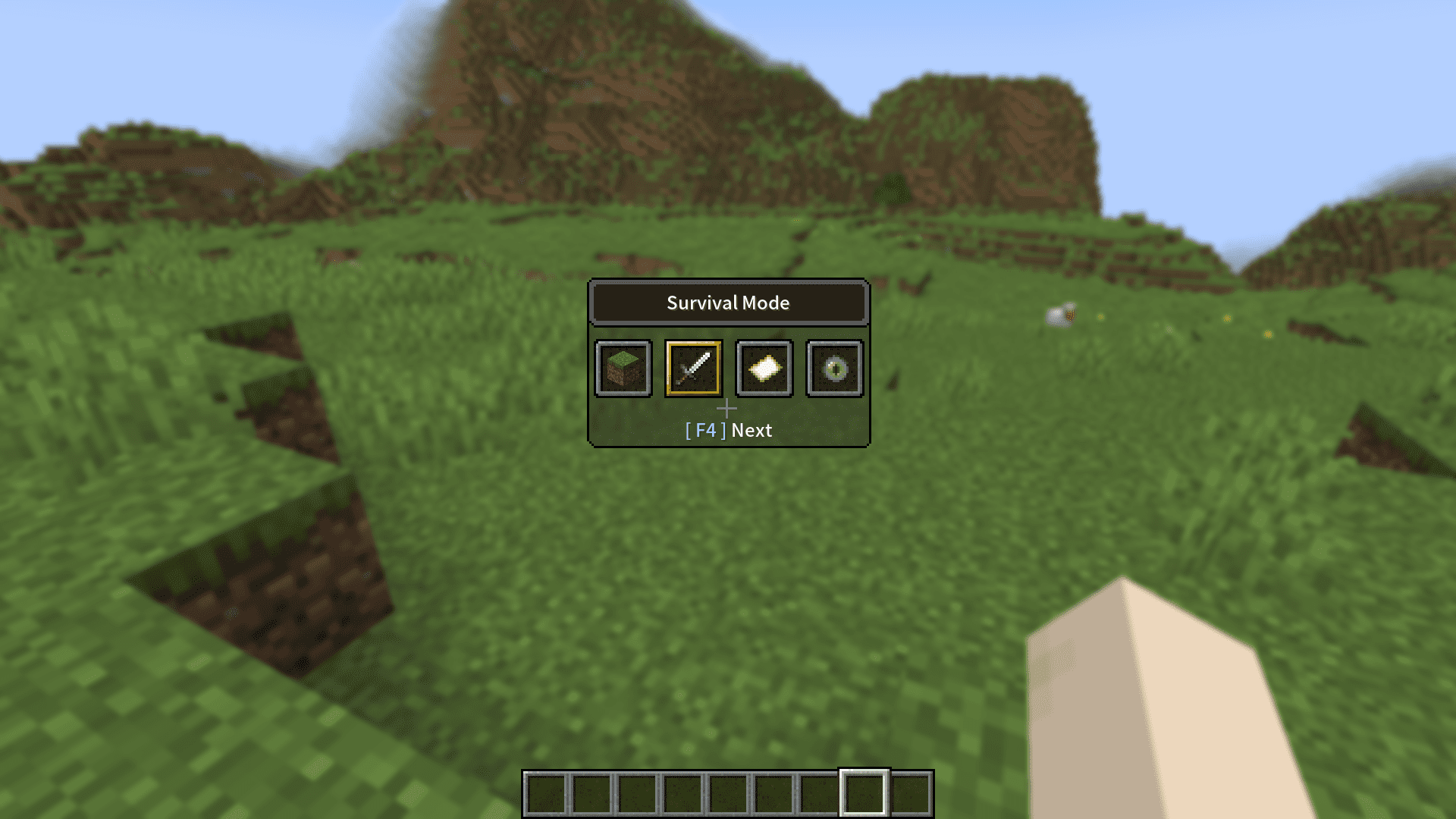 Пример нового интерфейса Modern UI Mod в Minecraft с настройками инвентаря