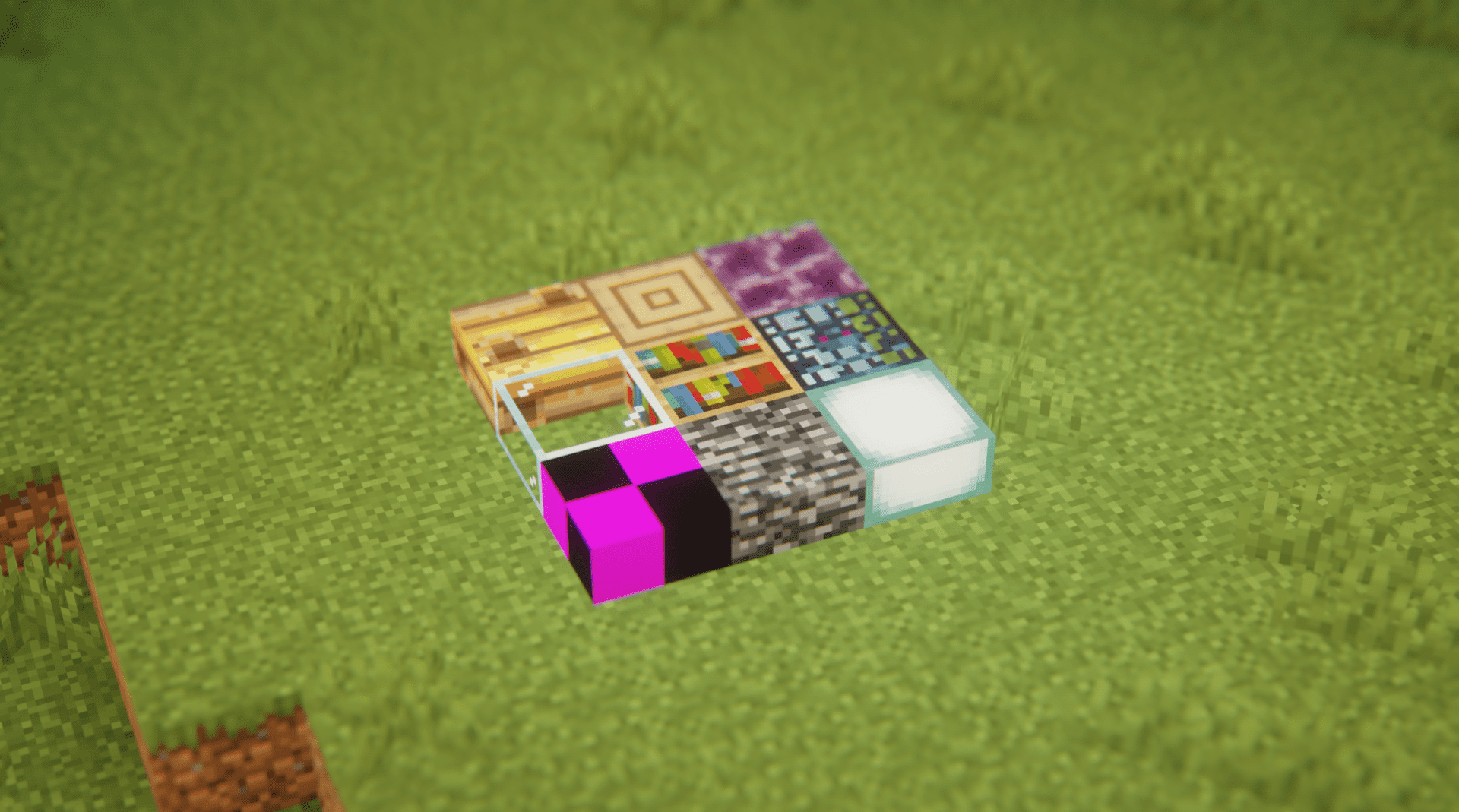 Готовые постройки с использованием мода More Beautiful Slabs в Minecraft