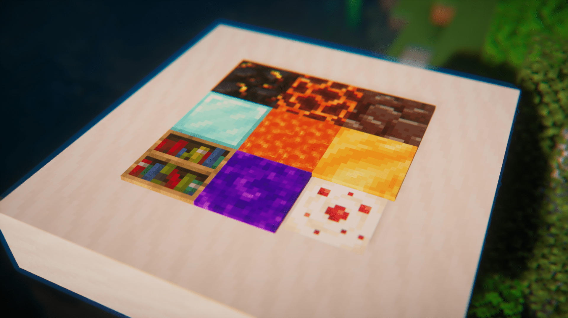 Как использовать ковры из мода More Carpets для украшения домов в Minecraft