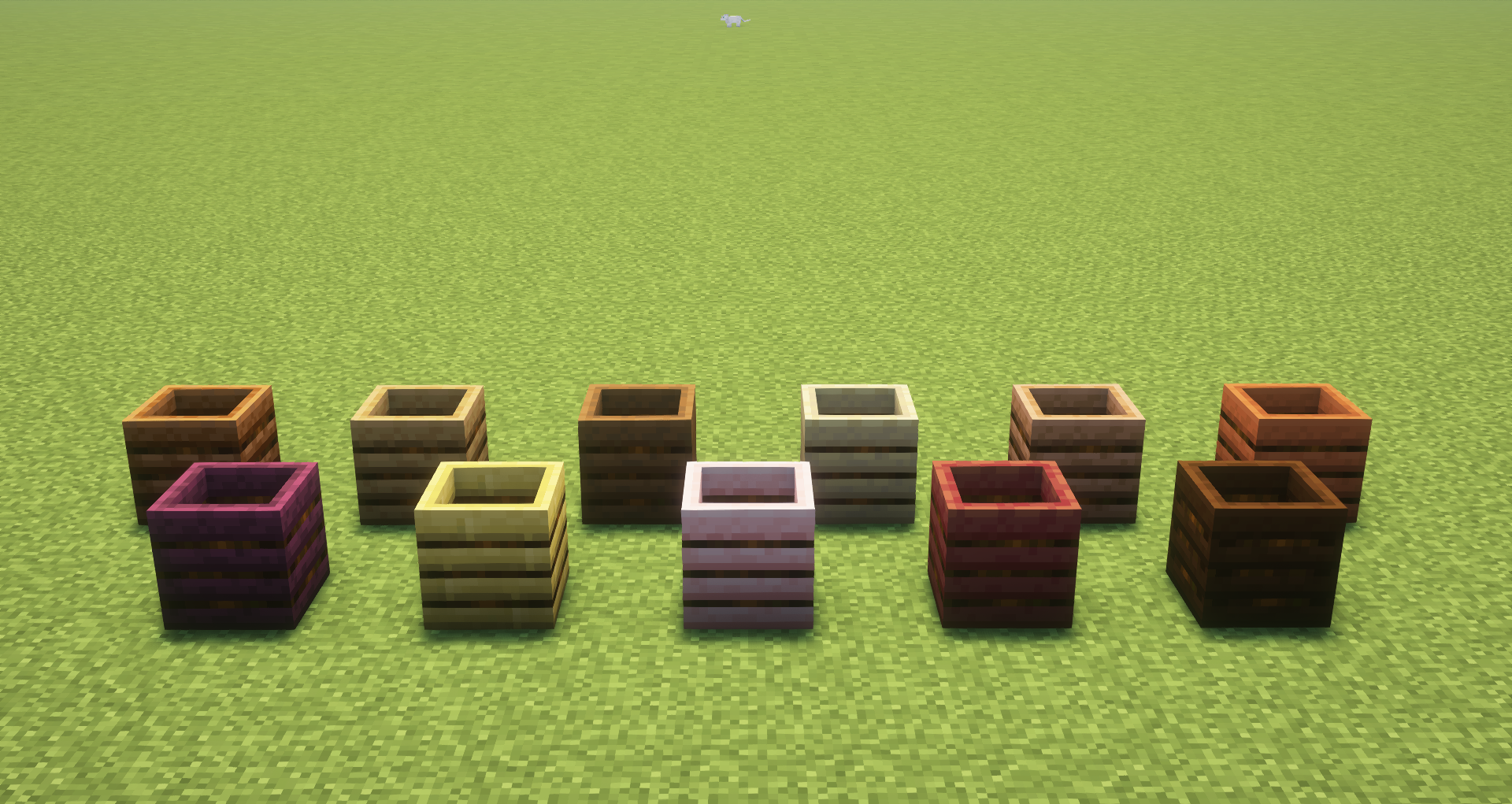 Крафт компостера из дуба в моде More Composter Variants для Minecraft