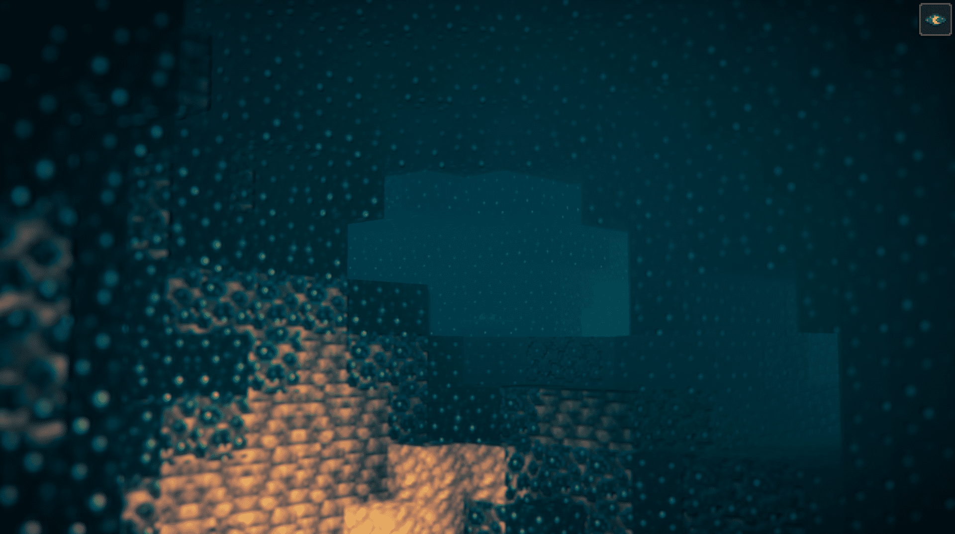 Генерация ископаемых в разных биомах Minecraft с модом More Fossils