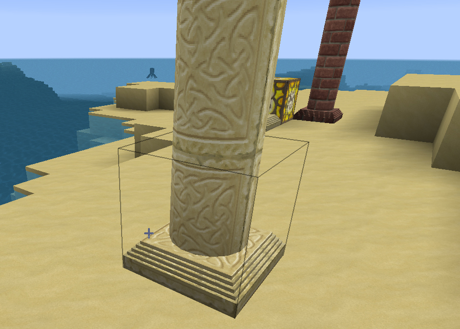 Декоративные каменные колонны в Minecraft для стильного оформления построек