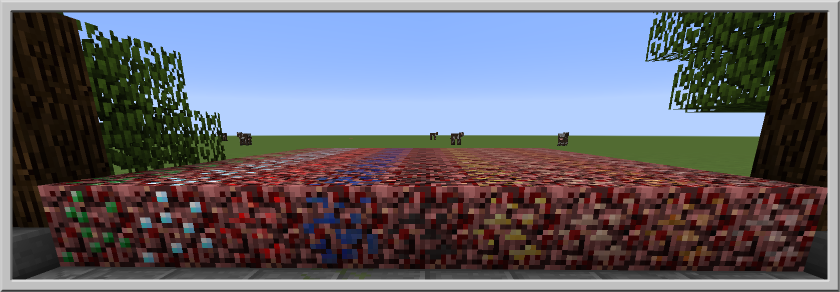Красивый средневековый замок в Minecraft