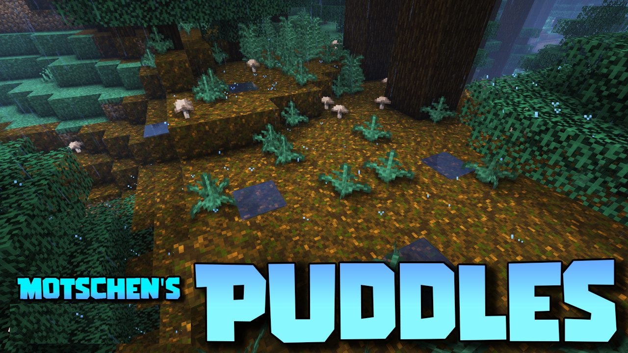 Motschen’s Puddles для Minecraft 1.21.4