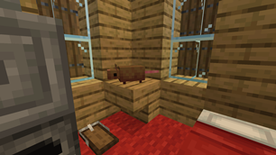 Дом в Minecraft с защитой от мышей