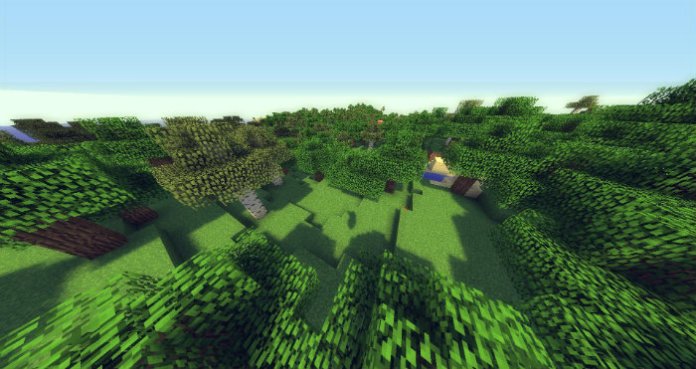 Сравнение графики Minecraft с шейдерами MrMeep x3 и без них