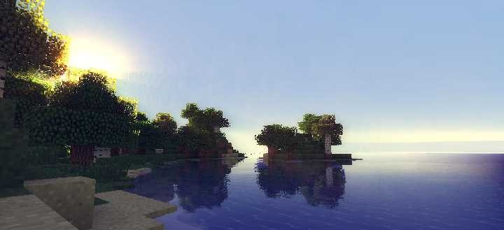 Детализированные блоки и текстуры в Minecraft с шейдерами MrMeepz