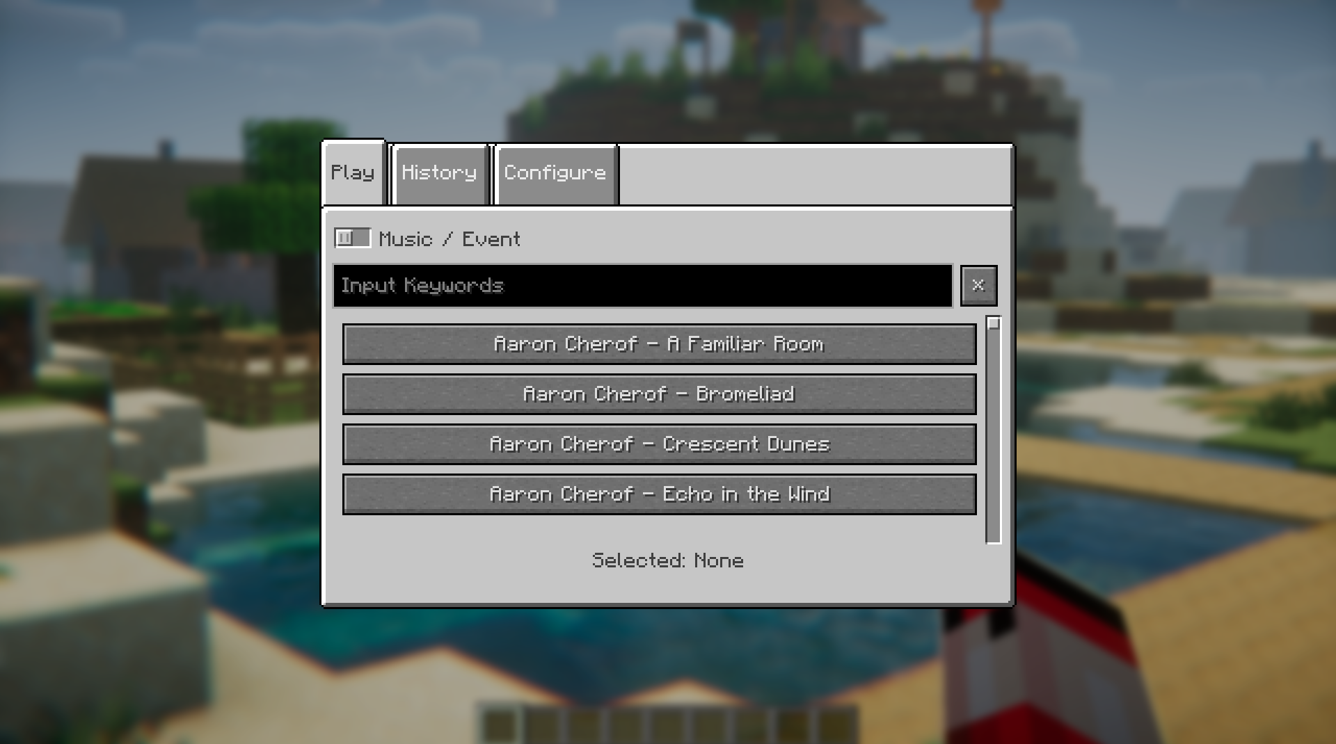 Демонстрация работы Music Control Mod в игре