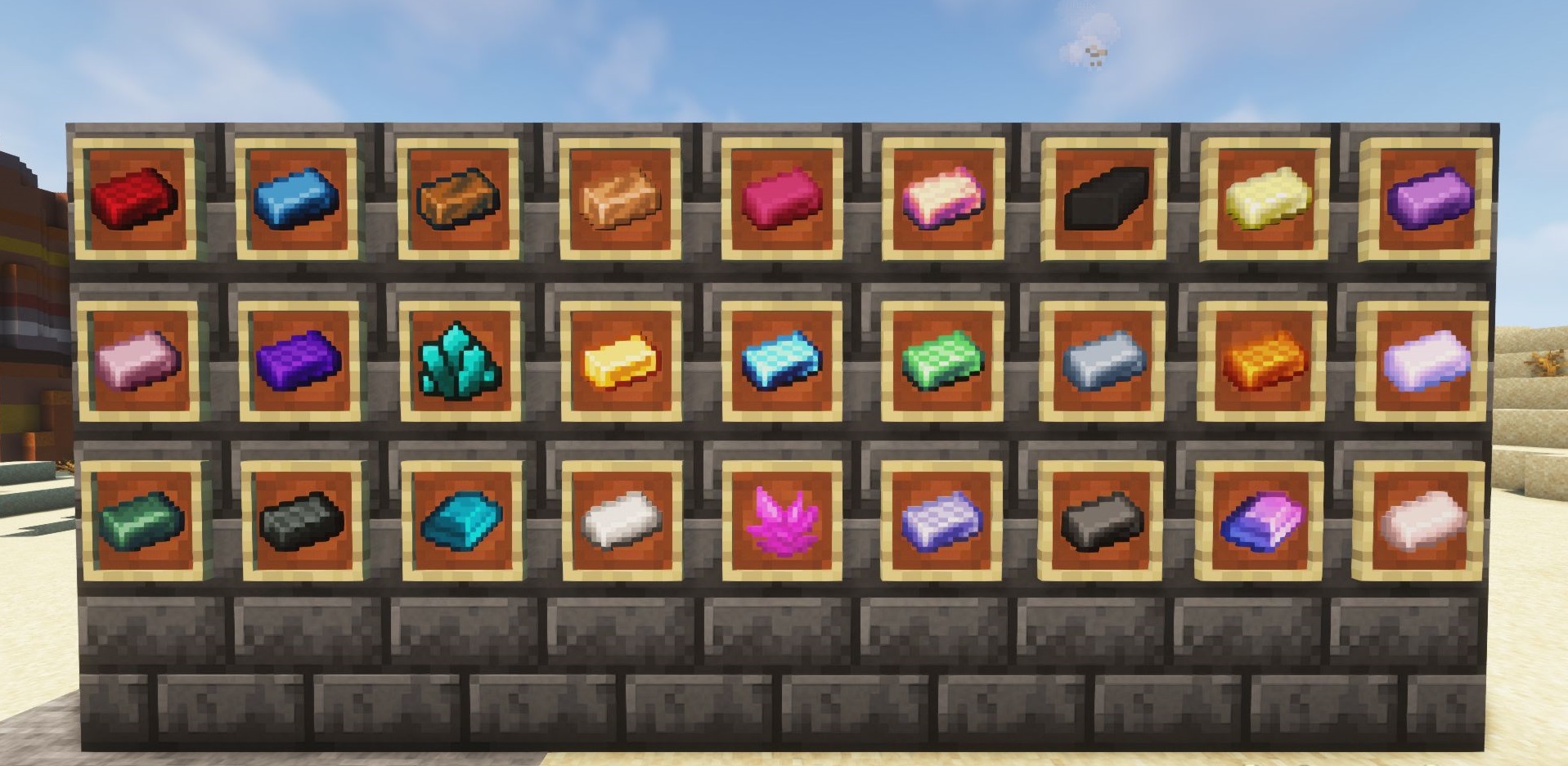 Готовые доспехи из орихалка в моде Mythic Metals для Minecraft