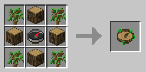 Nature’s Compass показывает путь к биому в интерфейсе Minecraft