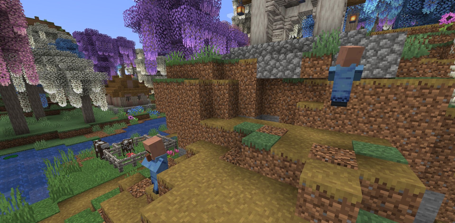 Уникальные растения и деревья из мода Nature’s Spirit в Minecraft