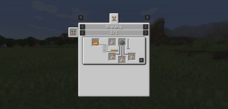 Интерфейс мода NBT Crafting с примером настройки рецептов