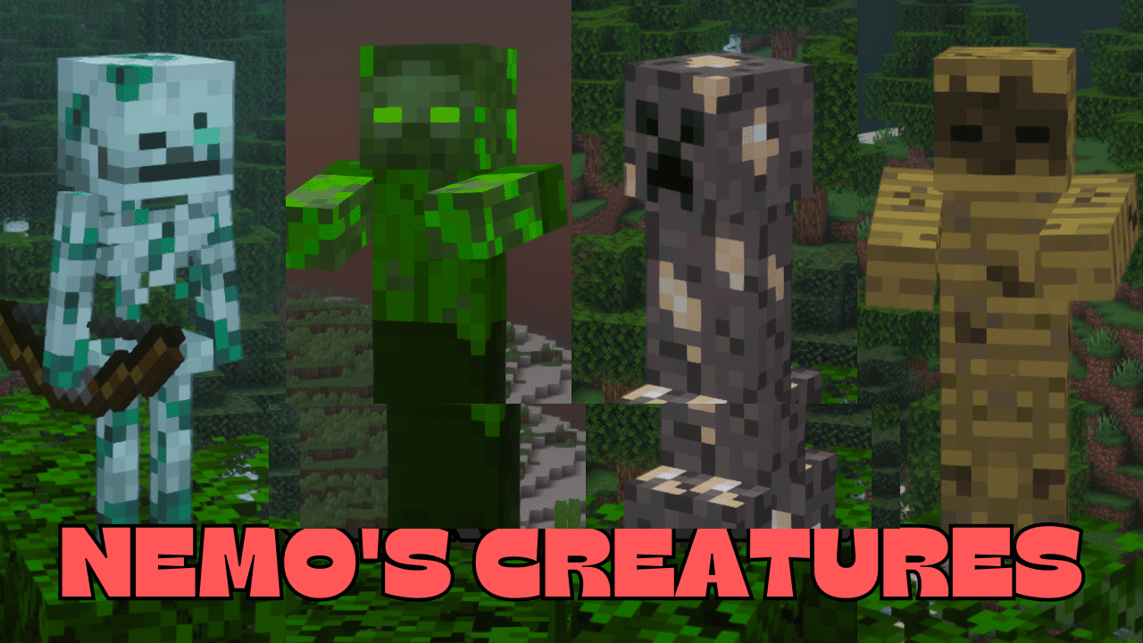Nemo’s Creatures для Minecraft 1.21.4