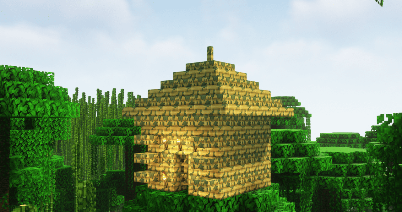 Сравнение стандартных и новых мшистых блоков в Minecraft