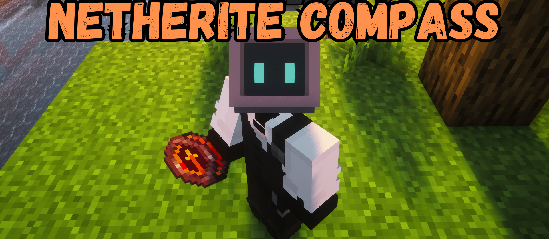 Netherite Compass для Minecraft 1.21.5