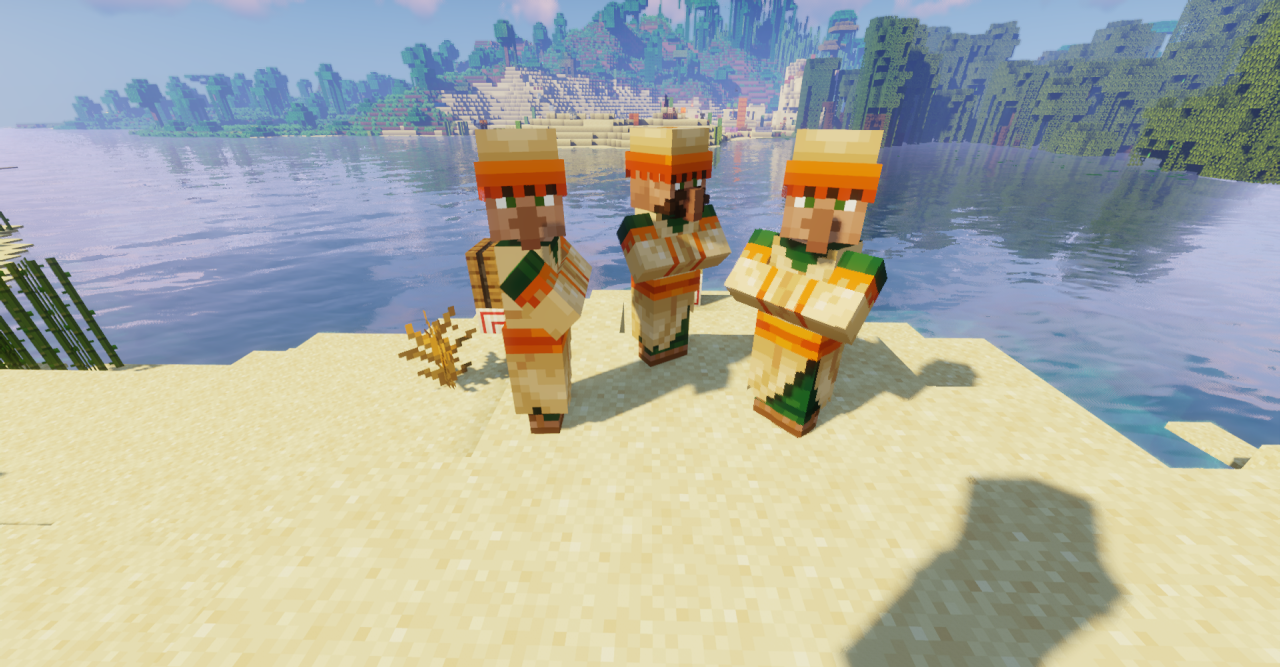 Детализированные NPC в Minecraft с уникальными чертами лица