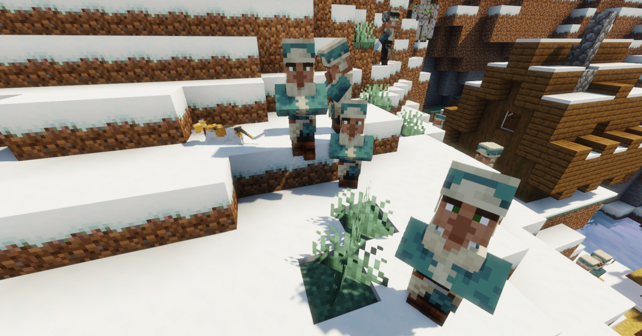 Детализированные NPC в Minecraft с уникальной анимацией
