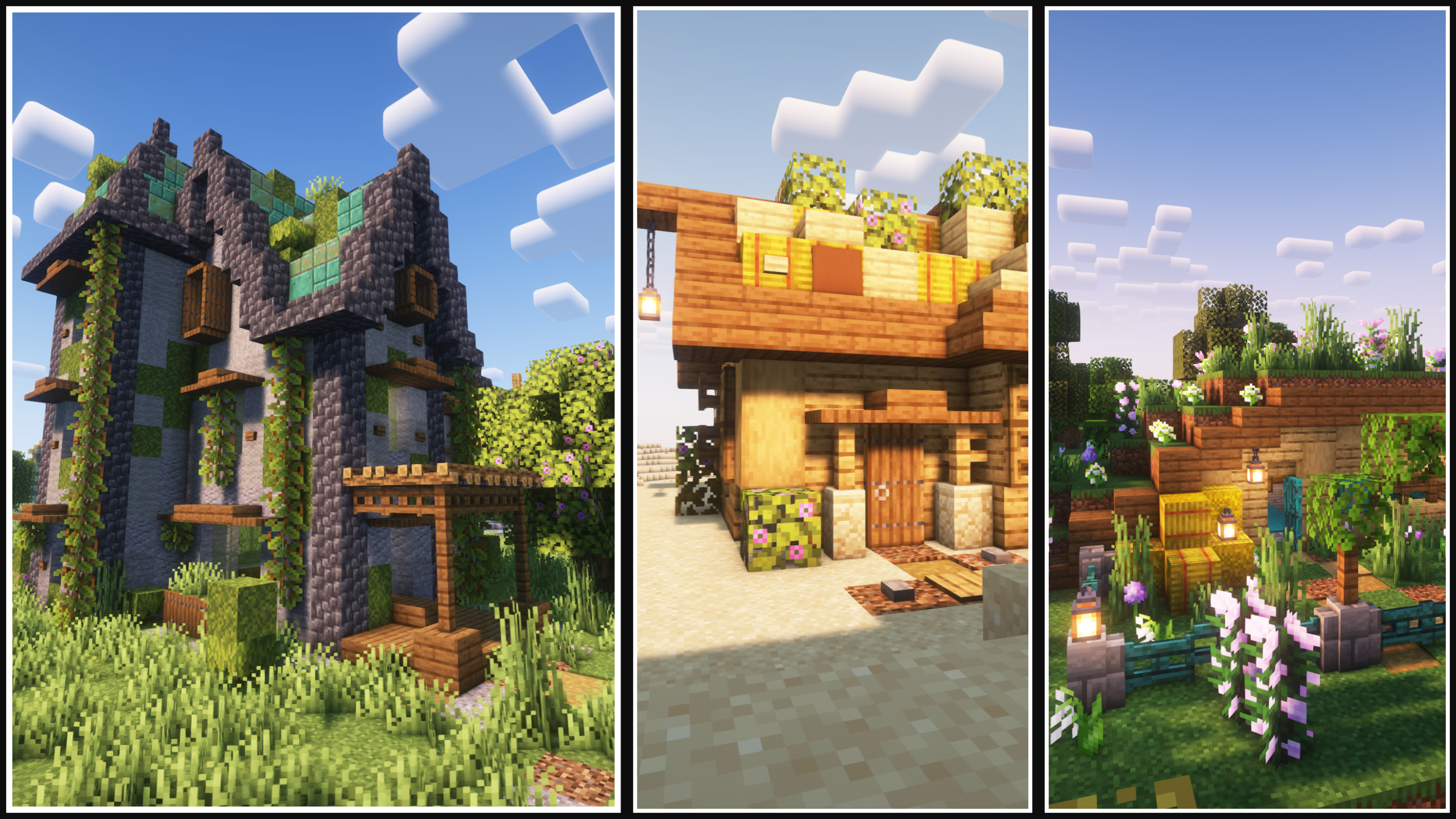 Пример крафта в Minecraft: верстак, факелы и инструменты