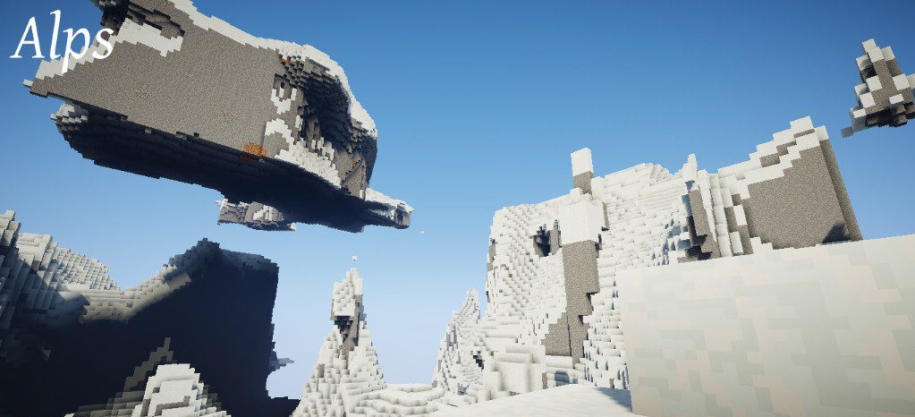 Игрок исследует цветочные поля в моде The Biomes You’ll Go