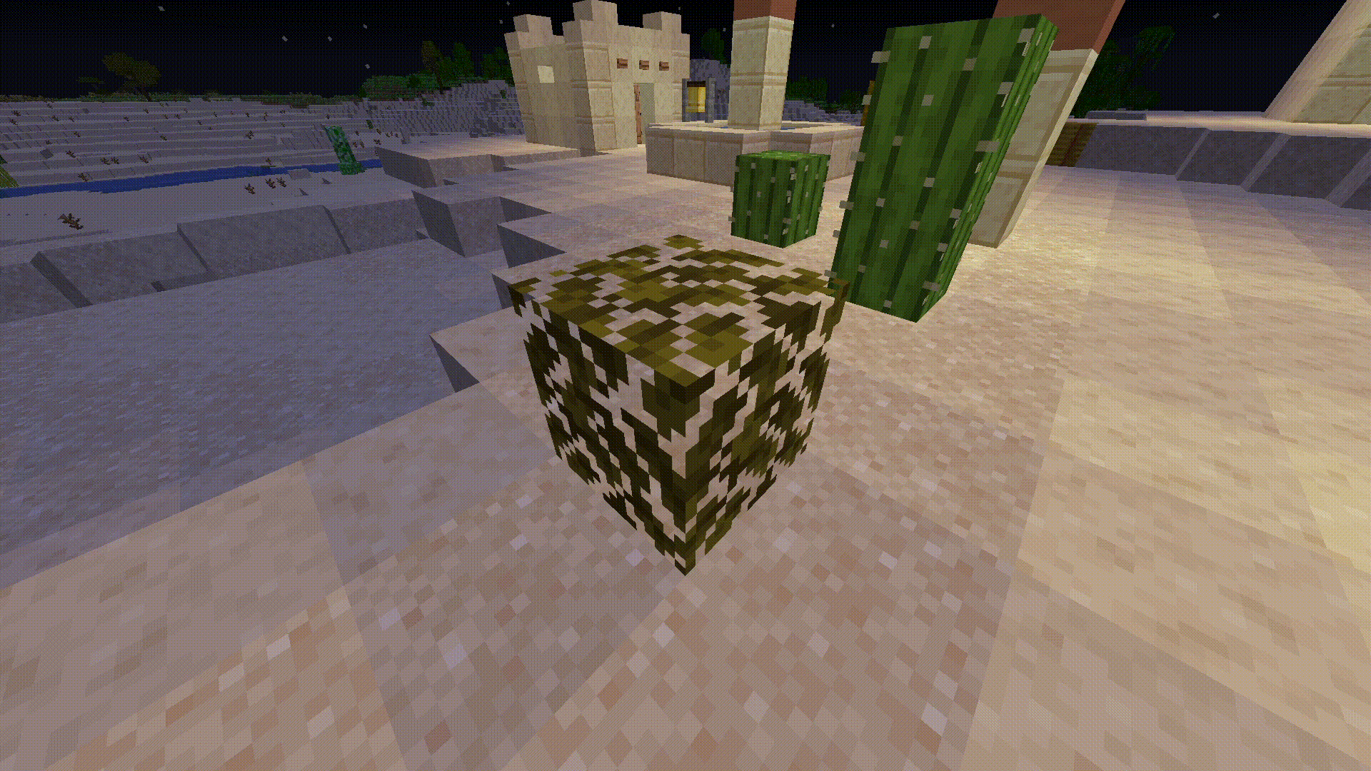 Разные биомы Minecraft: лес, пустыня и горы