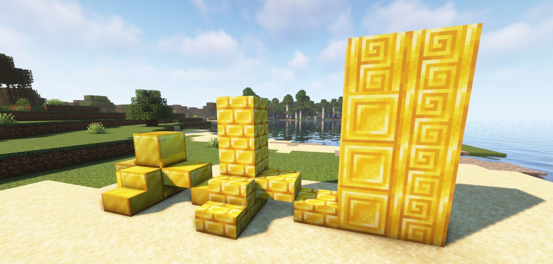 Детализированные предметы интерьера из мода Opulence для Minecraft