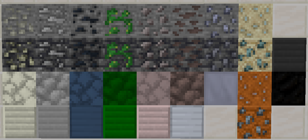 Генерация новых руд в мире Minecraft с модом Kolbenik's Ore Lib
