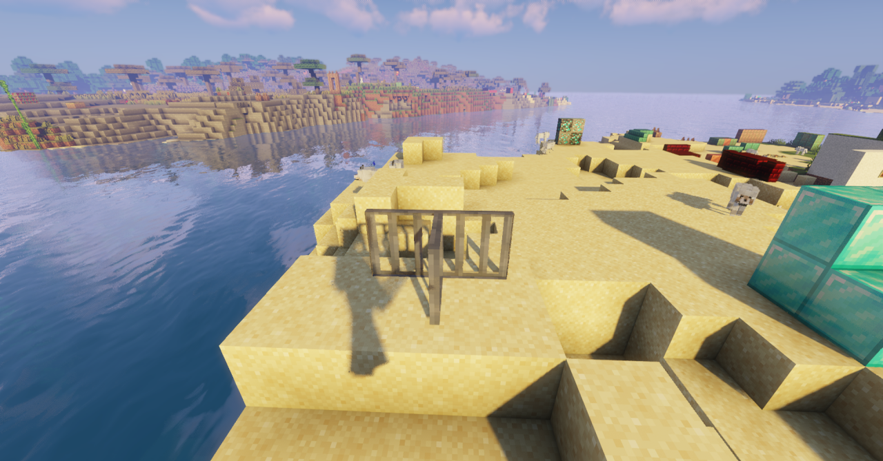 Готовые проекты с использованием 3D железных прутьев в Minecraft