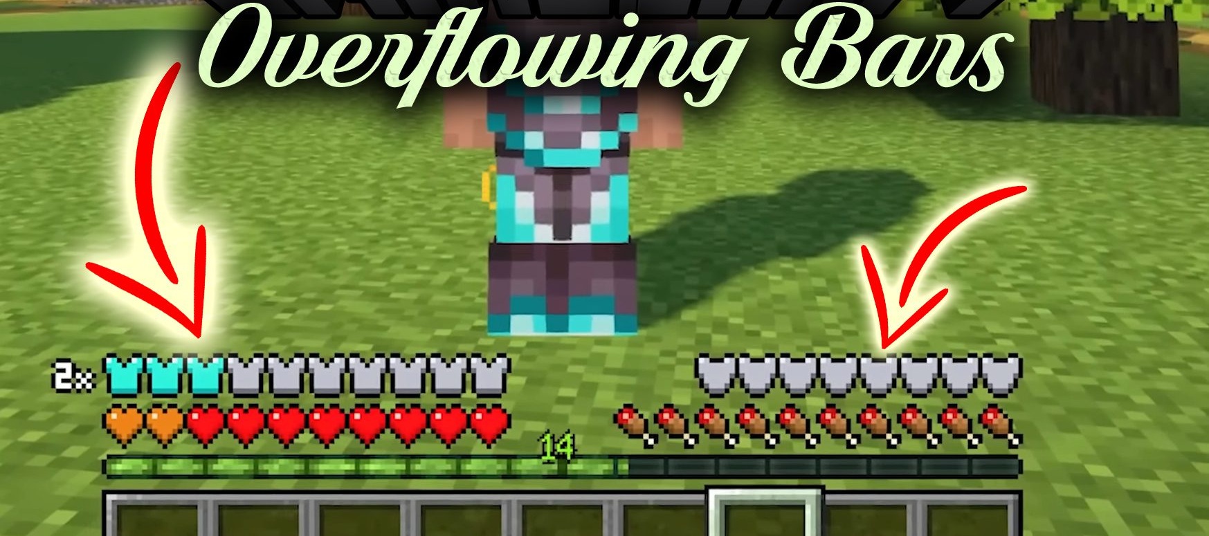 Overflowing Bars для Minecraft 1.21.4