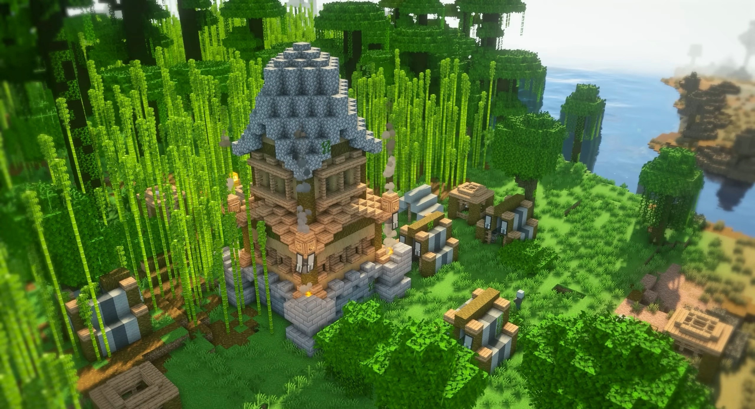 Динамические события в деревнях Minecraft с модом