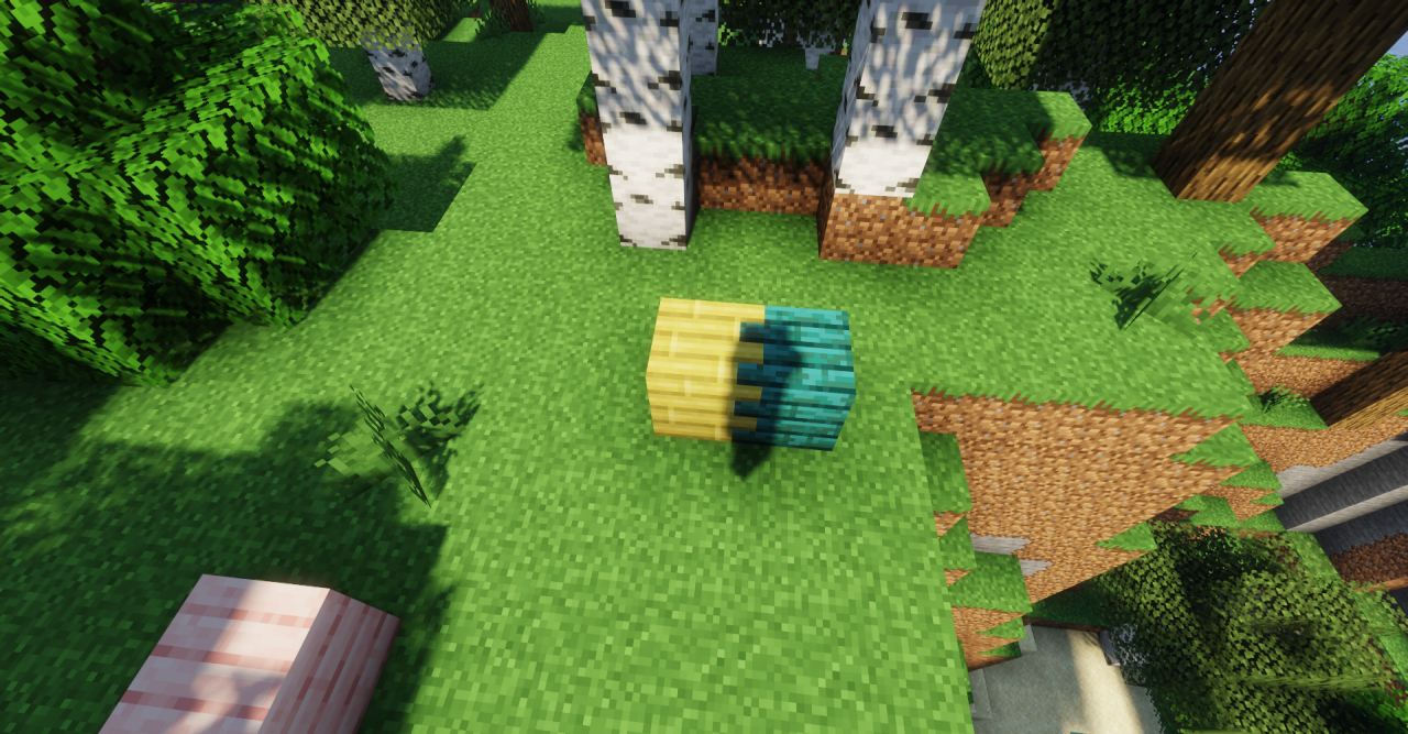 Гармоничные текстуры воды и листвы в Overlay's Reimagined Resource Pack