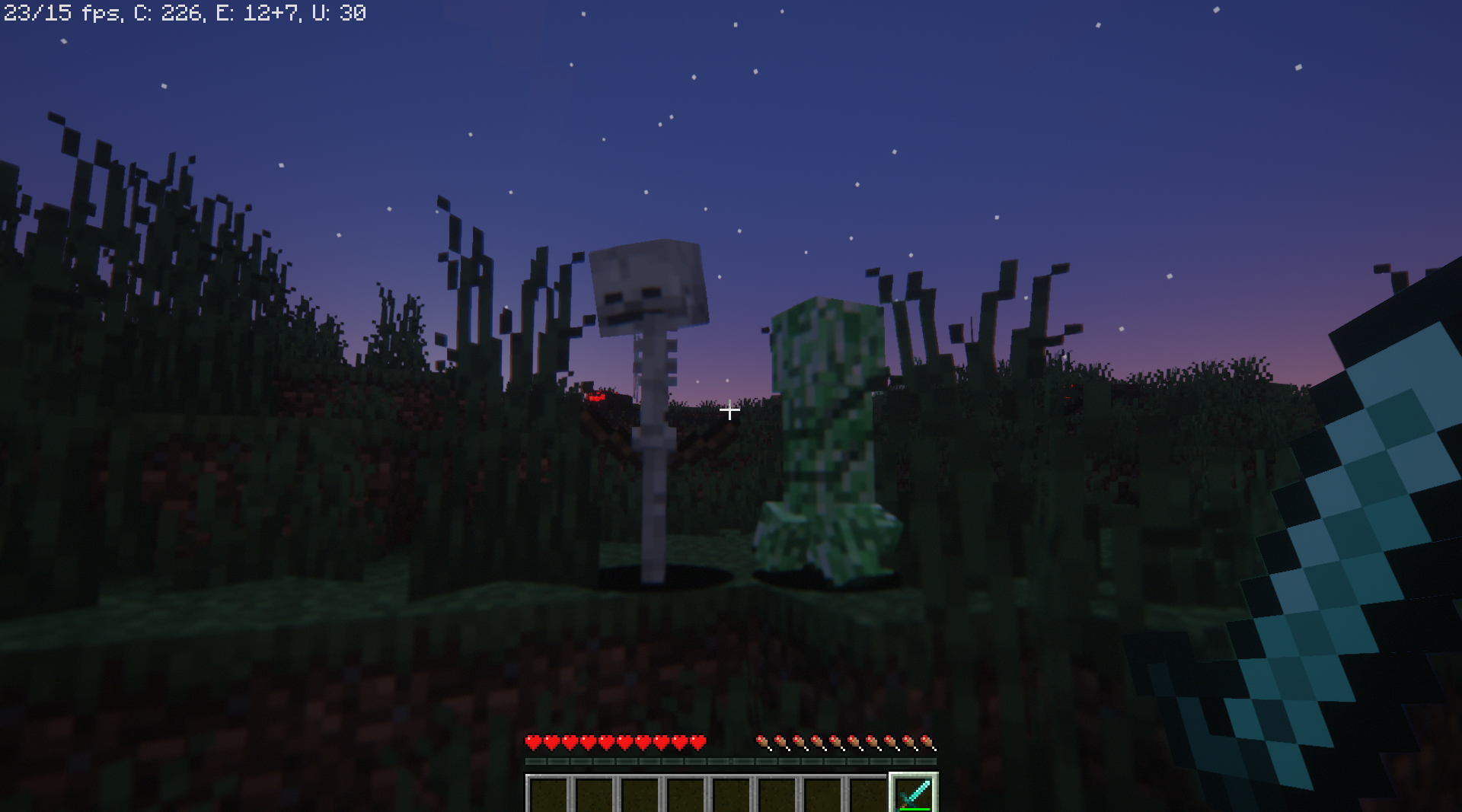 Геймплей Minecraft с пассивными мобами, идеально подходящий для строительства