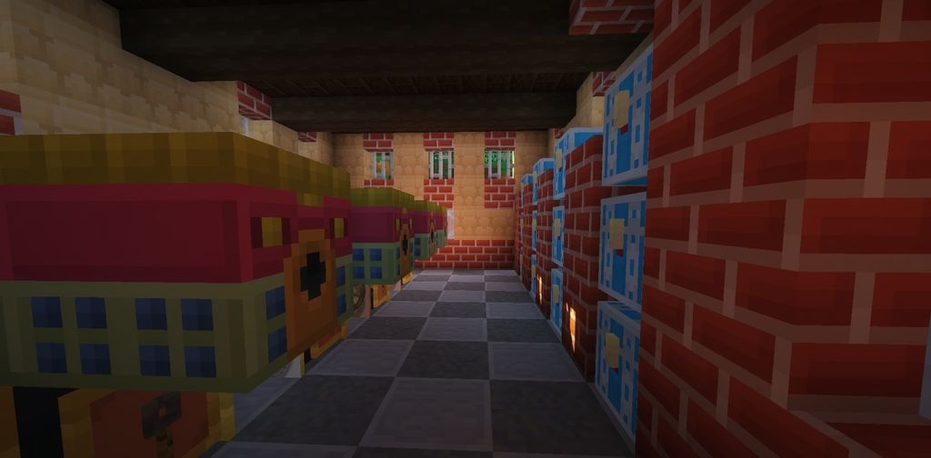 Minecraft с пастельными блоками и окружением благодаря текстурам PastelCraft