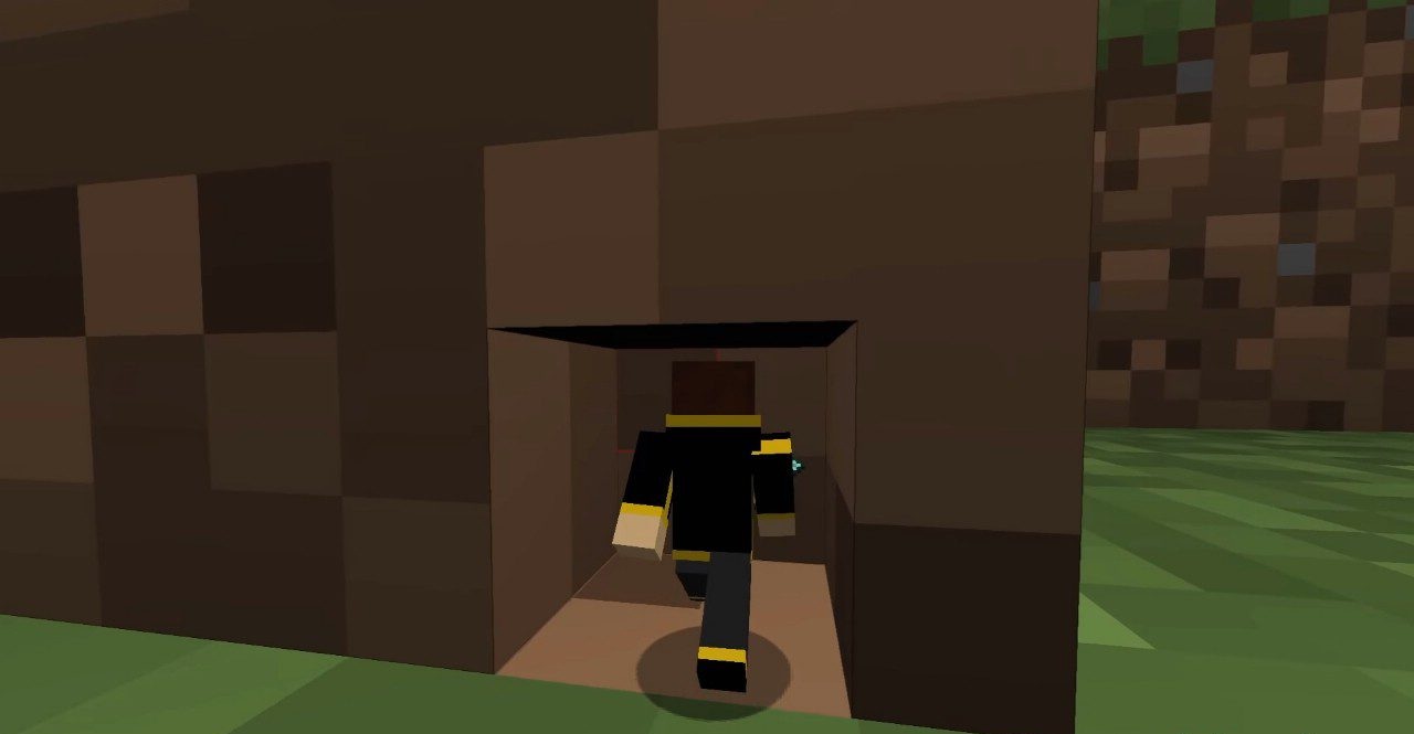 Гигантский крипер в Minecraft благодаря моде Pehkui