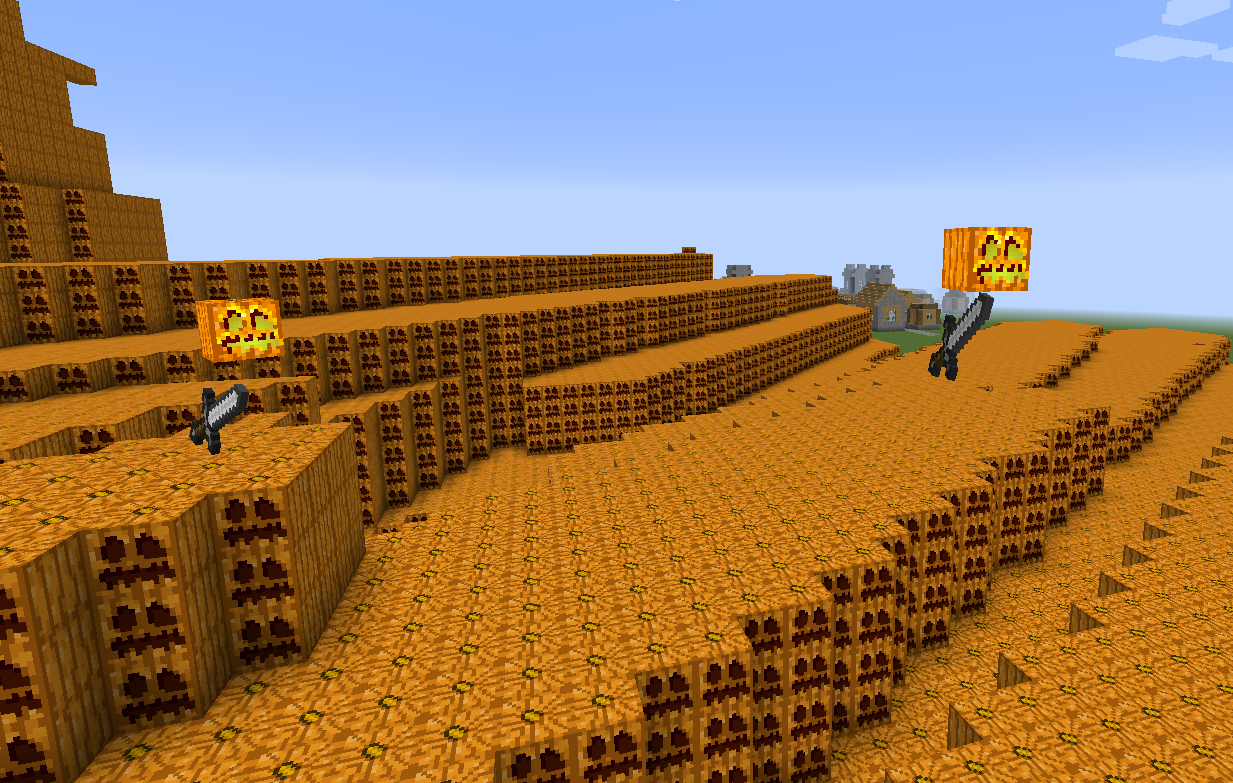 Призрачные сущности в Minecraft, добавленные модом Pumpkifiction