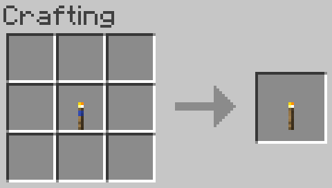 Рецепты крафта разноцветных факелов Banded Torches в Minecraft