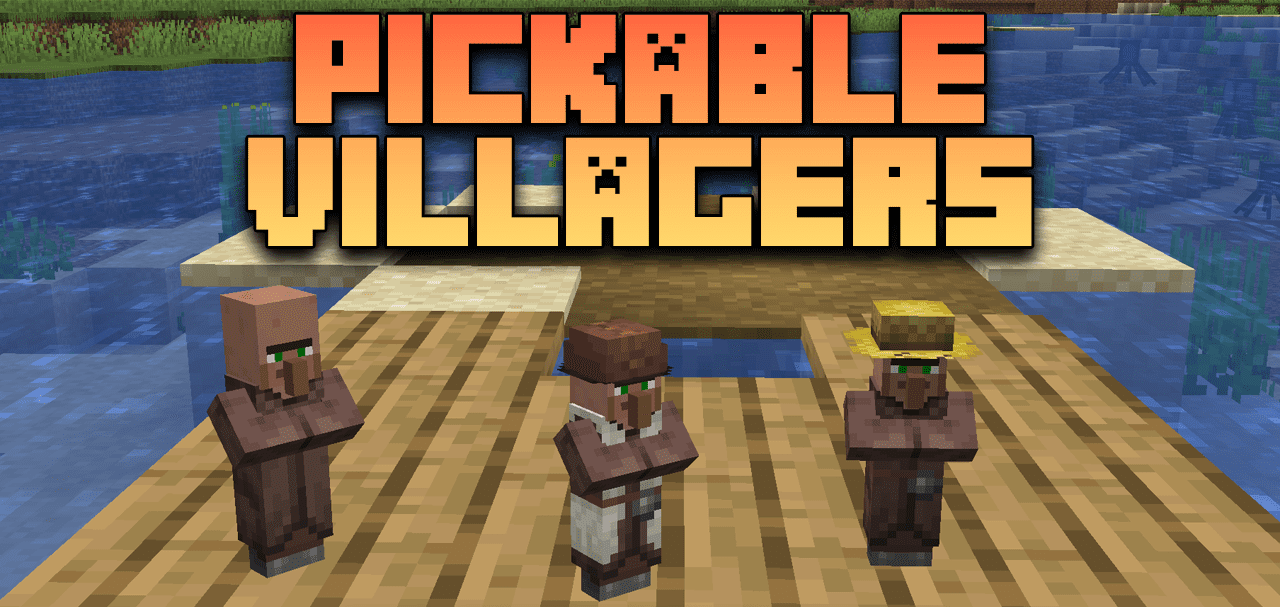 Pickable Villagers  1.18.2