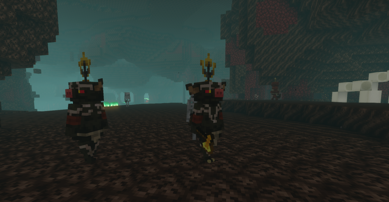 Готовый результат после установки мода — мир Minecraft с элементами Zelda
