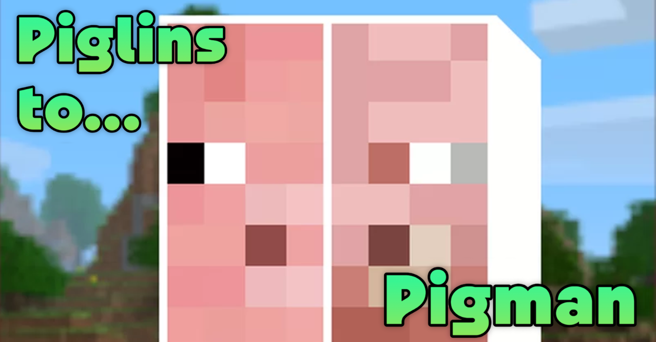 Piglins to Pigman  1.20.6