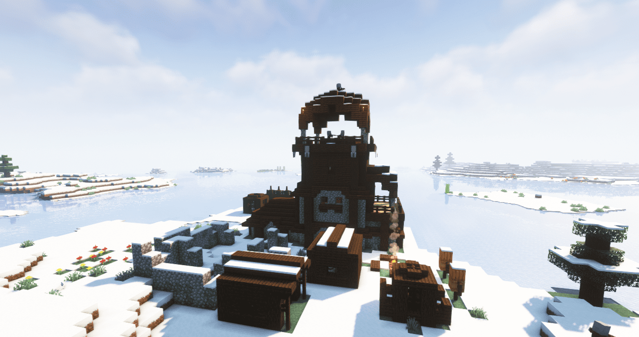 Эпичная битва с боссом в переработанном аванпосте Minecraft