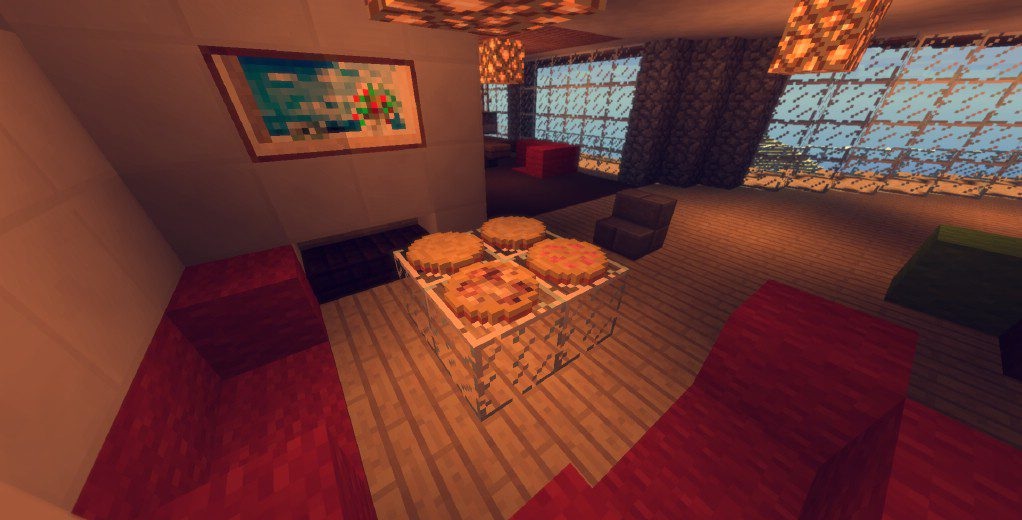 Крафт пиццы в Minecraft с детализированными текстурами от PizzaCraft