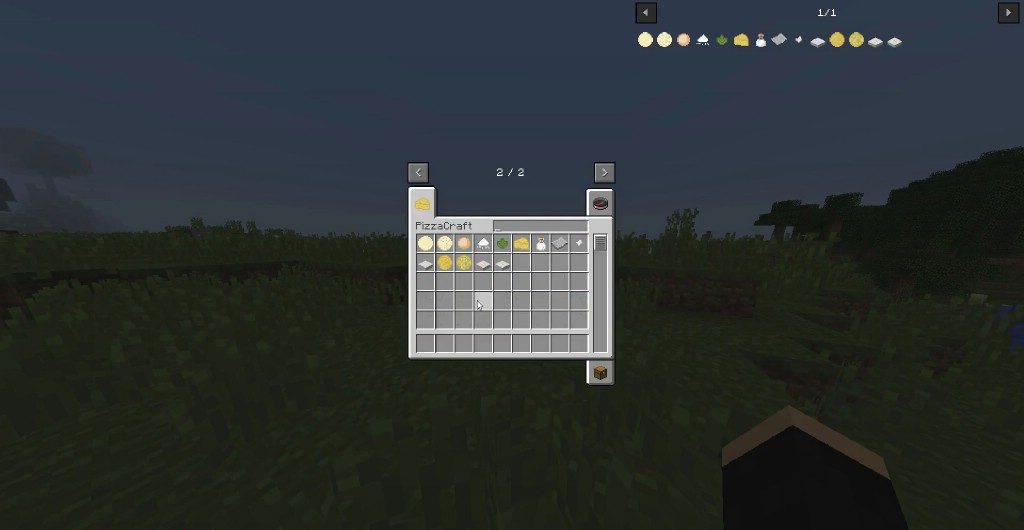 Пиццерия в Minecraft с использованием мода PizzaCraft и декоративных блоков