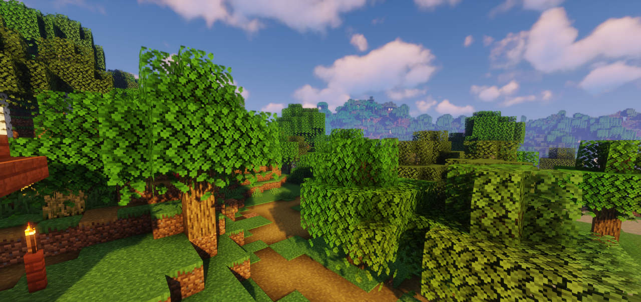 Мультиплеерный сервер Minecraft с множеством игроков и красивыми постройками