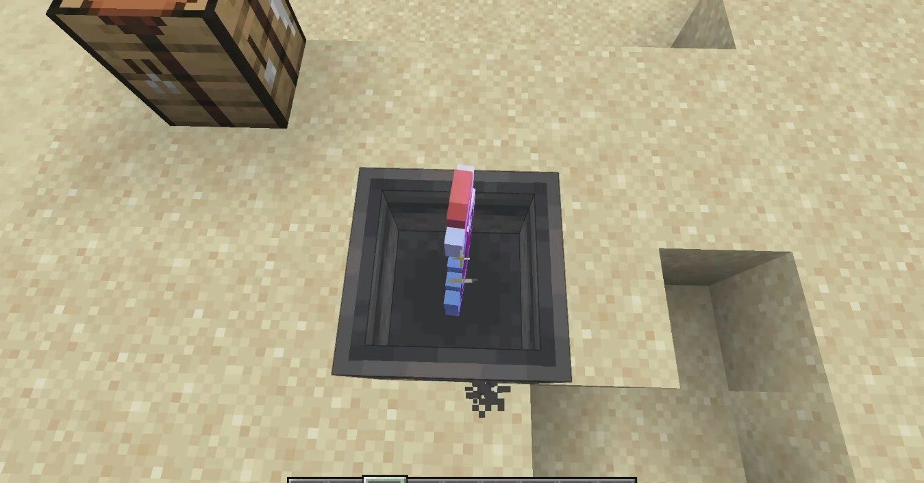 Готовые комбинированные зелья в инвентаре Minecraft