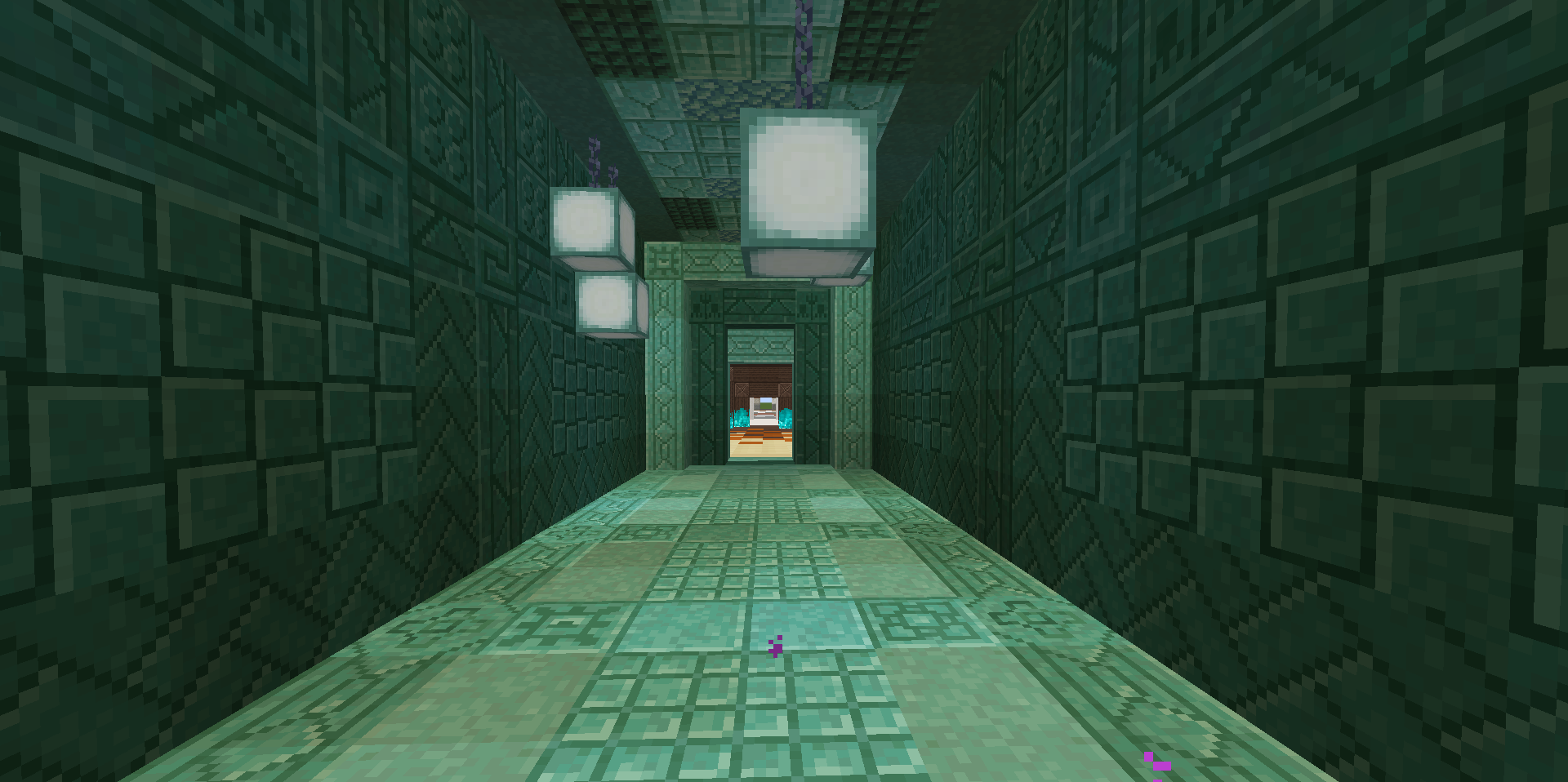 Призмариновые блоки в Minecraft для подводного строительства