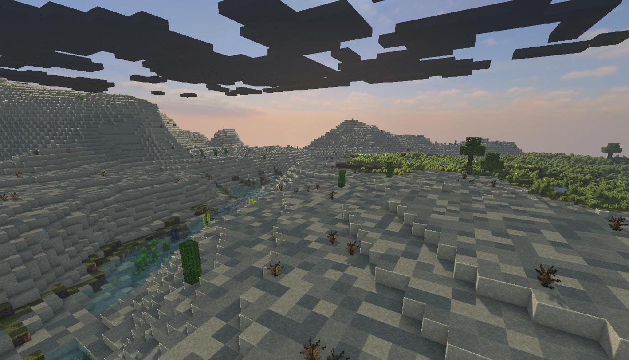 Интерфейс настроек шейдеров в Minecraft с активированным ProjectLUMA