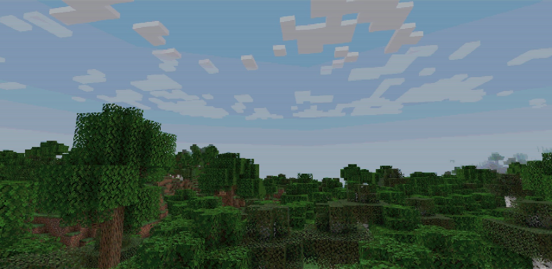 Мультиплеерный сервер в Minecraft с улучшенной графикой благодаря шейдерам