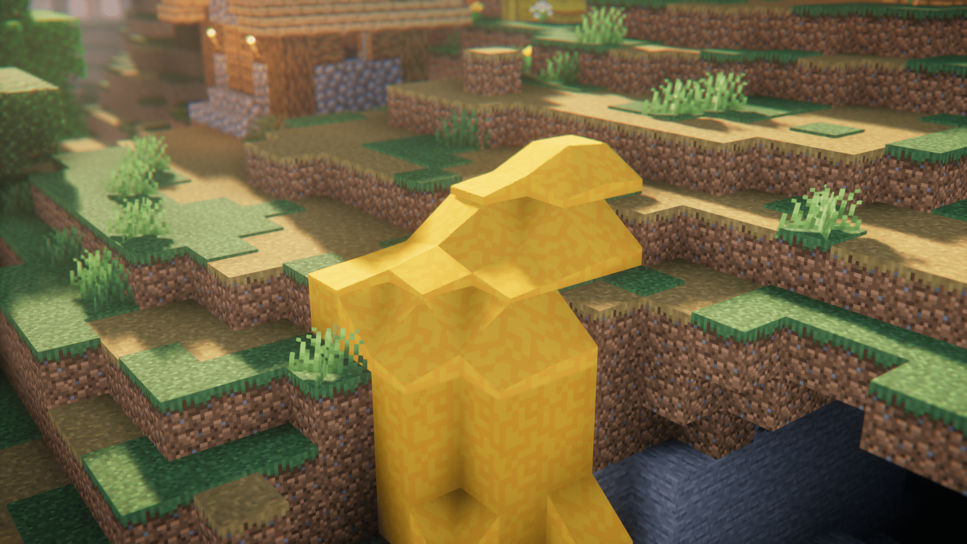 Жидкий пудинг в Minecraft, новый вариант десерта из мода Pudding Mod