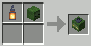 Пример использования декоративных фонарей в праздничном оформлении Minecraft