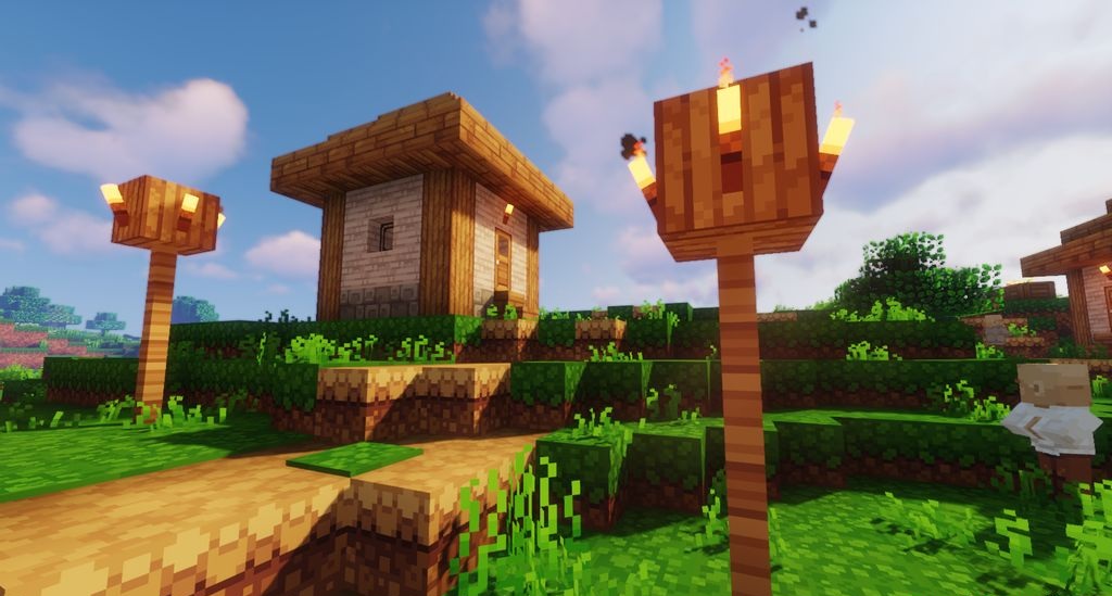 Детализированные текстуры блоков в Minecraft с использованием Quadral Resource Pack